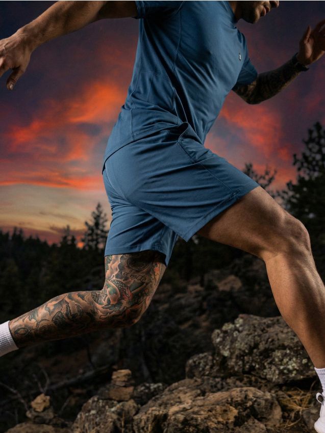 Sinsay - Pantaloni scurți sport - albastru metalizat