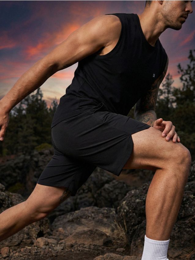 Sinsay - Pantaloni scurți sport - negru