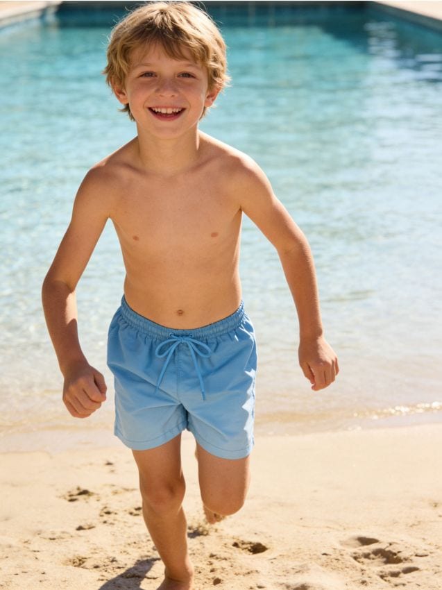 Sinsay - Șort de baie - albastru