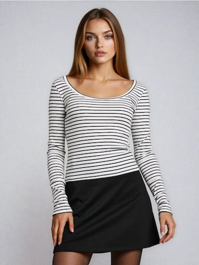 Pamučna bluza s dugim rukavima