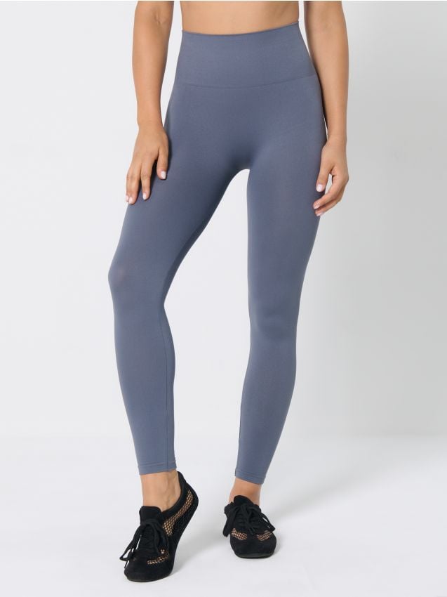 Sinsay - Legginsy sportowe - niebieski