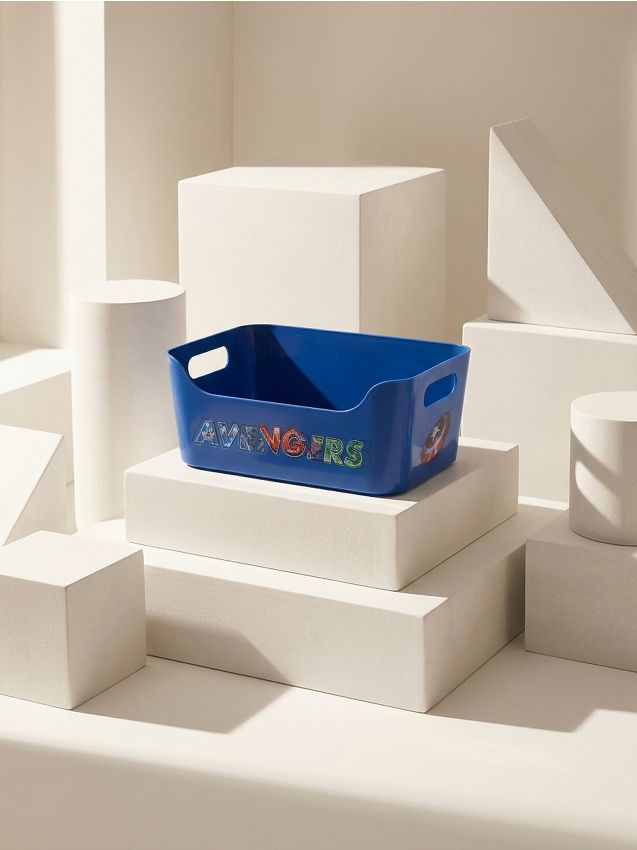 Sinsay - Cutie de depozitare cu mânere Avengers - bleumarin