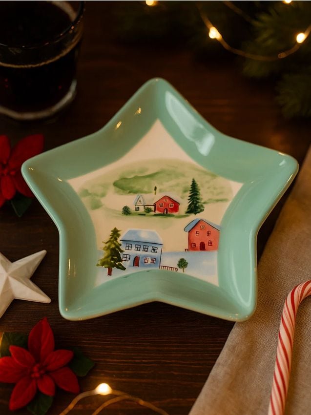 Sinsay - Tanier s vianočným motívom - bledozelená