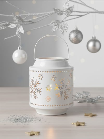 Svícen s vánočním motivem