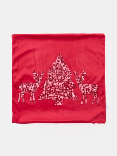 Karácsonyi mintás párnahuzat