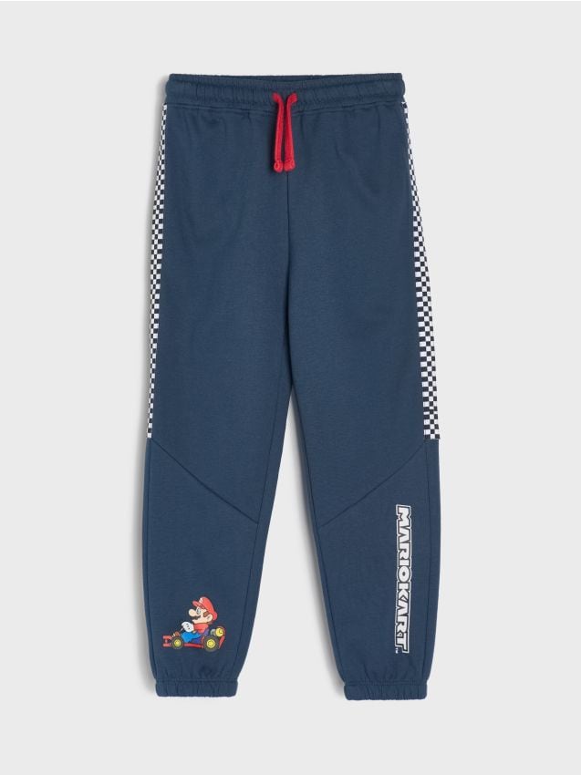 Sinsay - Pantaloni largi Super Mario - bleumarin