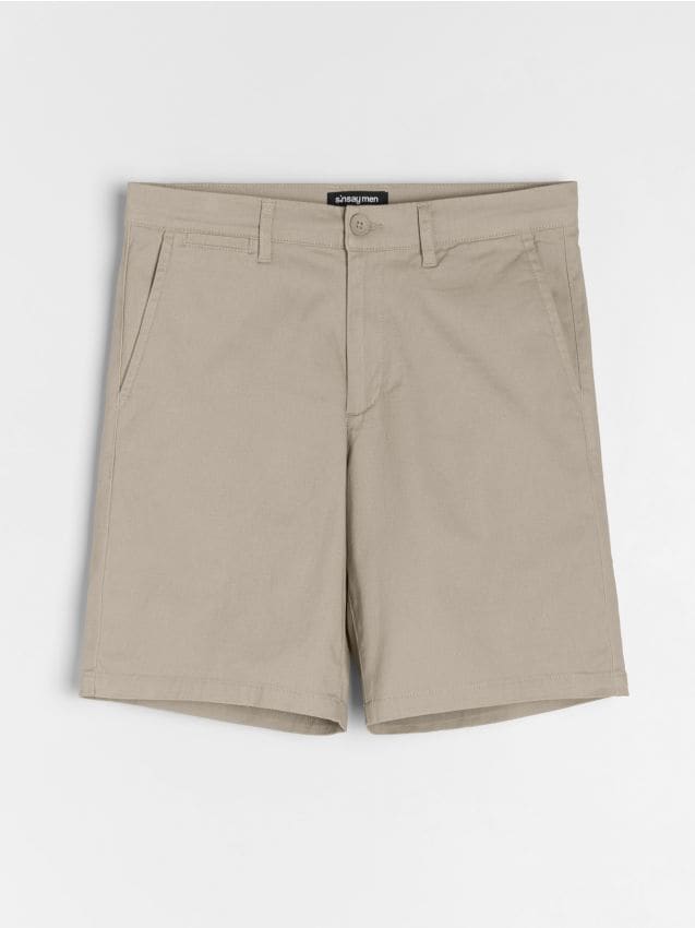 Sinsay - Pantaloni scurți chino - bej