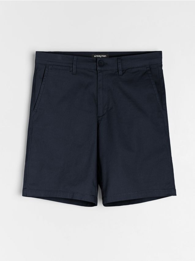 Sinsay - Pantaloni scurți chino - bleumarin