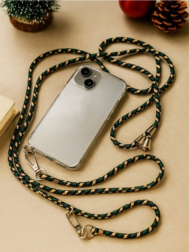 Sinsay - Puzdro na iPhone 13/14, 15 na šnúrke - viacfarebná