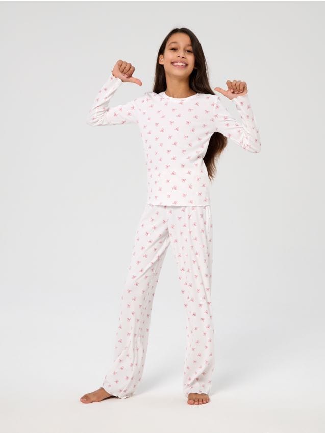 Sinsay - Dvojdielne pyžamo - biela