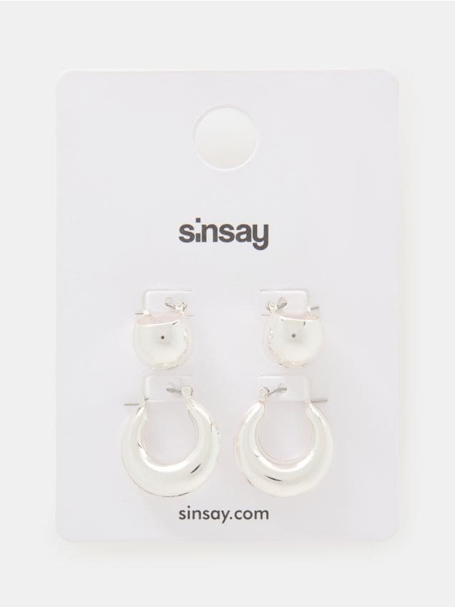 Confezione da 2 paia di orecchini - SINSAY