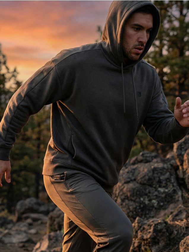 Sinsay - Hanorac SNSY PERFORMANCE - verde-închis