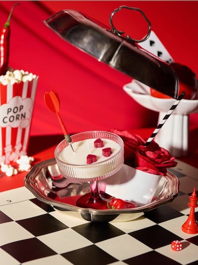 Candela profumata con cuori Love Hearts