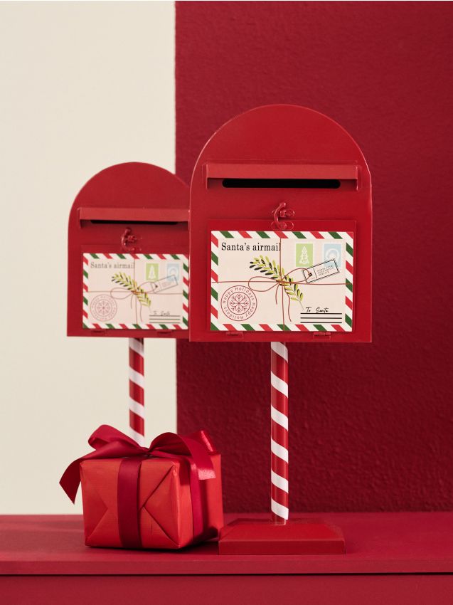 Sinsay - Schránka na listy pre Santa Clausa - červená