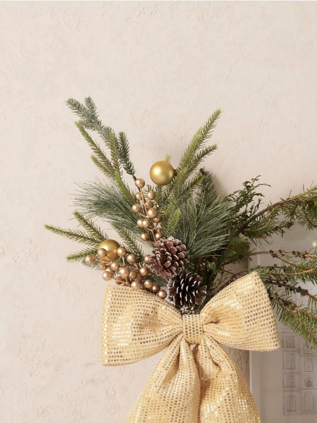 Sinsay - Ozdobná umelá rastlina - zlatá