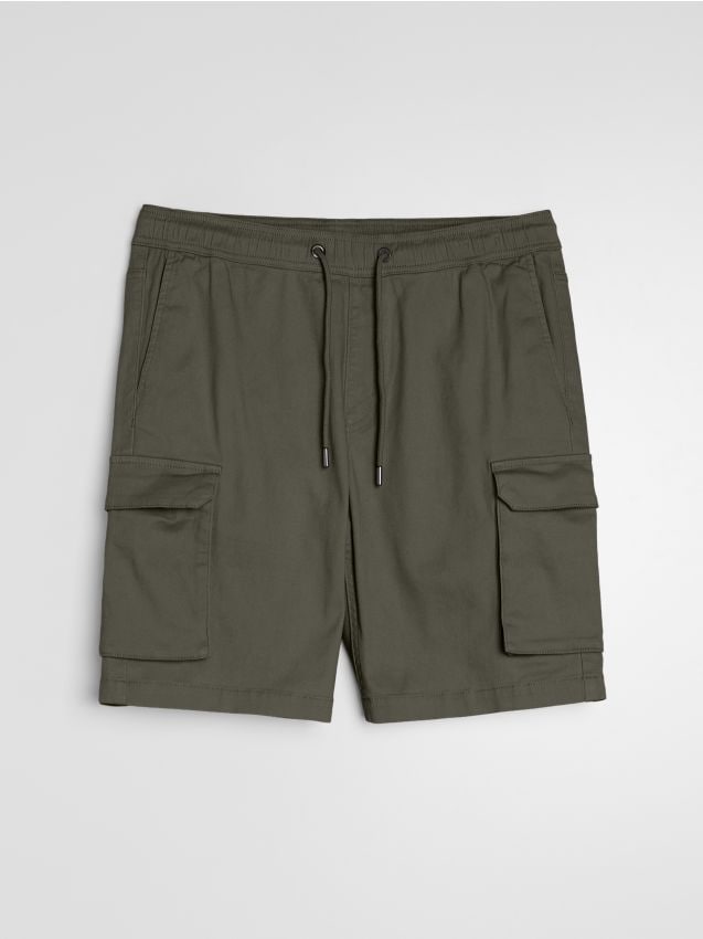 Sinsay - Szorty cargo - khaki