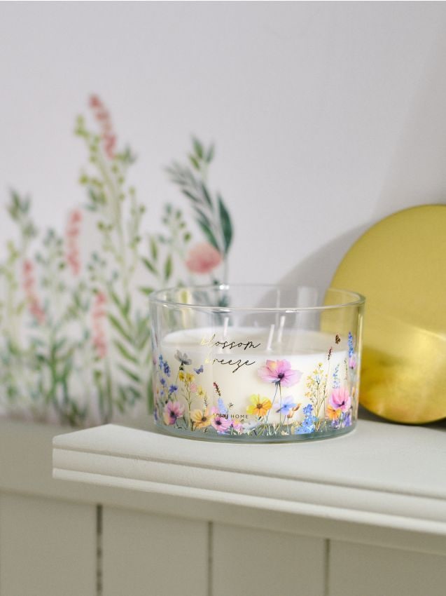 Sinsay - Lumânare parfumată Blossom Breeze - roz-pastel