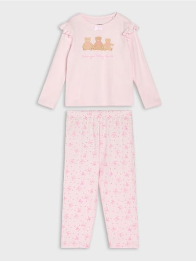 Pamukna dvodelna pidžama sa printom