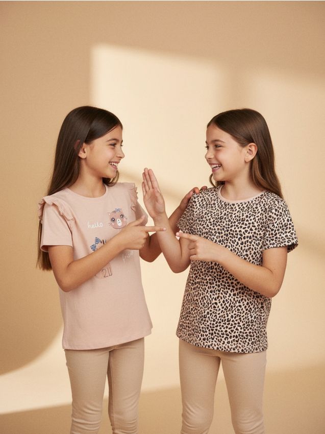 Sinsay - Súprava 2 tričiek - viacfarebná