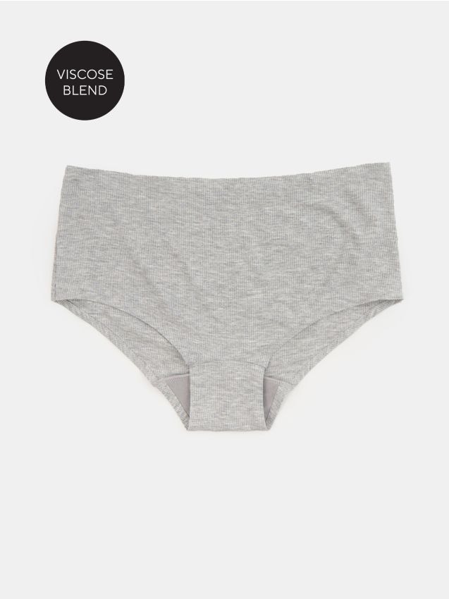 Sinsay - Bokserki z wiskozy - szary