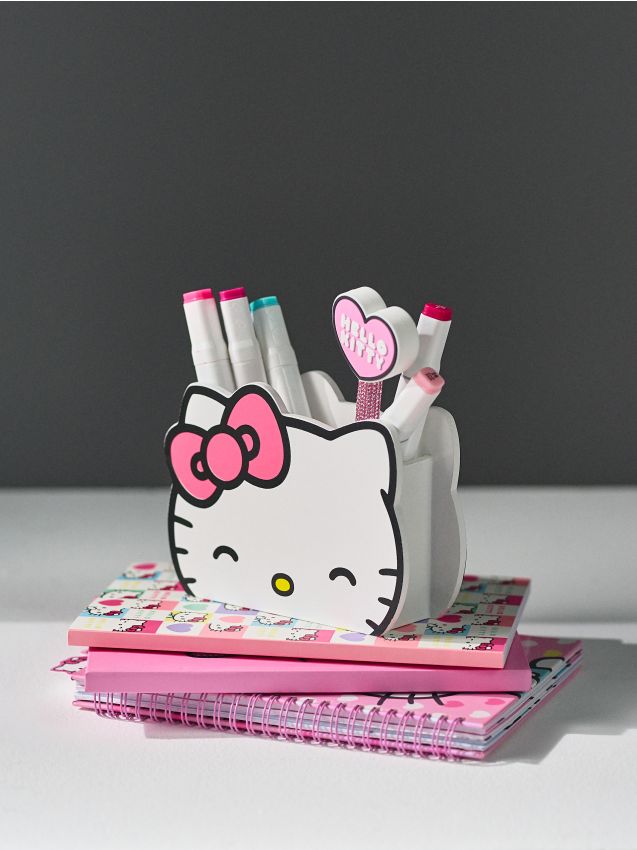 Sinsay - Organizator de birou Hello Kitty - alb