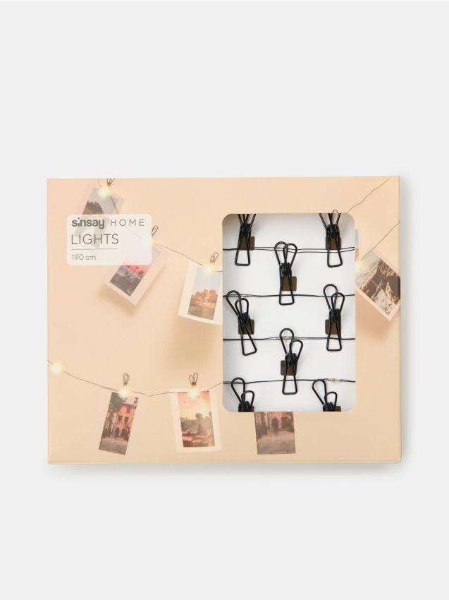 Sinsay - LED girlanda - čierna