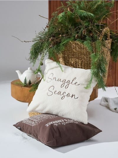 Husă de pernă cu motiv de Crăciun