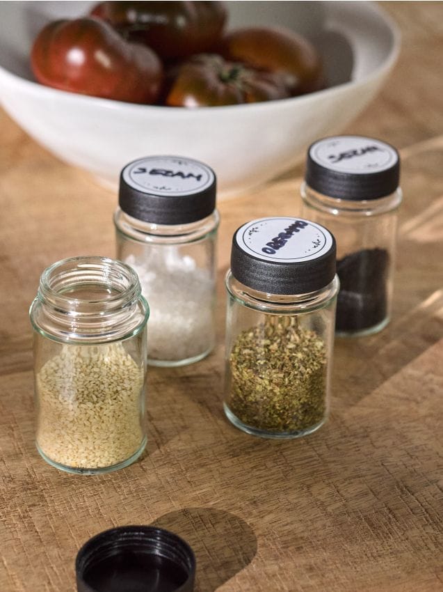 Sinsay - Recipiente pentru condimente 4 pack - alb