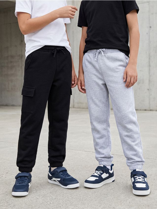 Sinsay - Súprava 2 joggerov - čierna