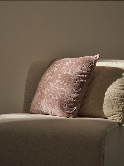 Μαξιλαροθήκη με υφασμάτινο μοτίβο