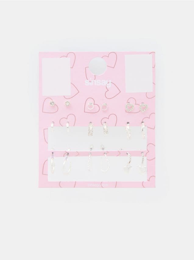 Sinsay - Σκουλαρίκια - ασημι