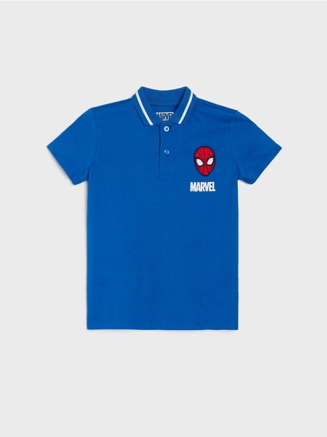 Sinsay - Tricou polo din bumbac Spider-Man - altele