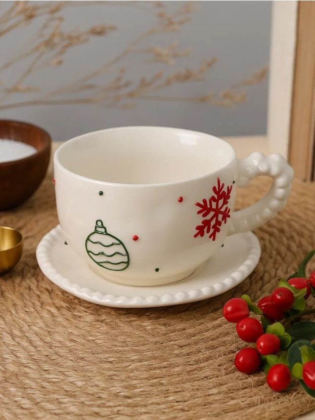 Sinsay - Šálka s podšálkou - biela