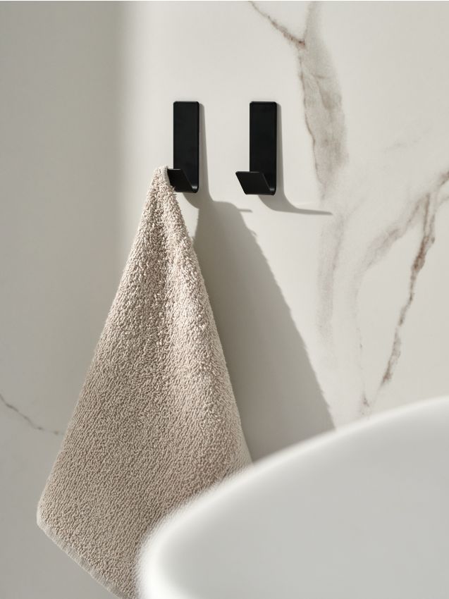 Sinsay - Nástenné vešiaky 2 balenia - čierna