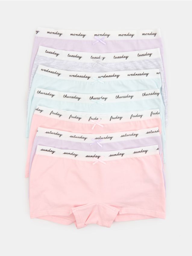 Sinsay - Boxeri din bumbac 7 pack - multicolor