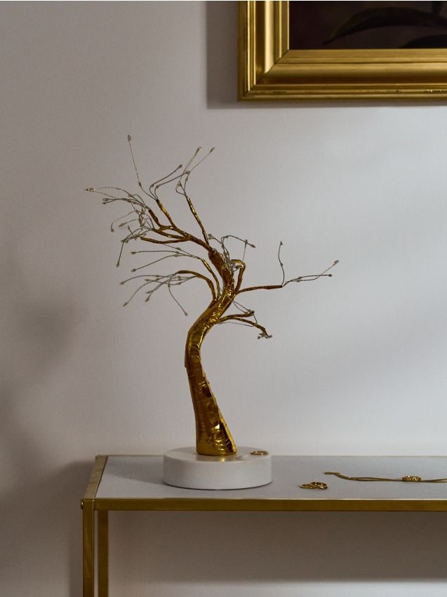 Sinsay - LED lampa - zlatá