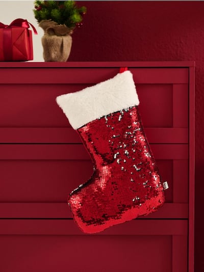 Padja jõuluteemalise mustriga