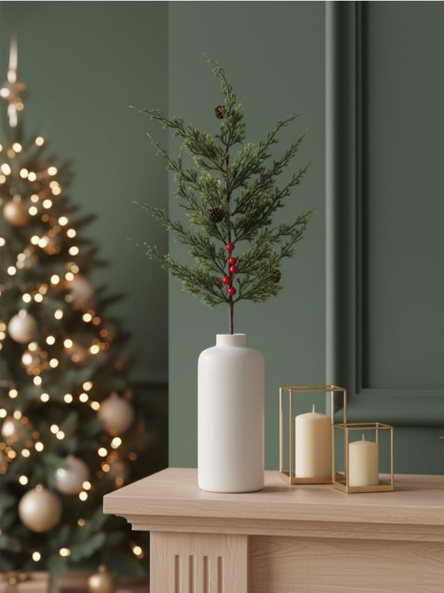 Sinsay - Vianočná dekorácia v tvare stromčeka - zelená