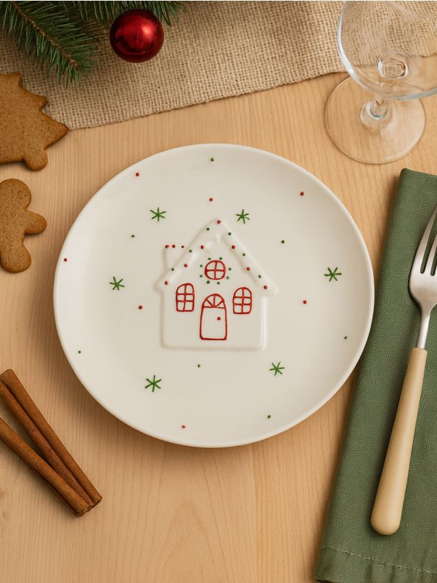 Sinsay - Tanier s vianočným motívom - biela