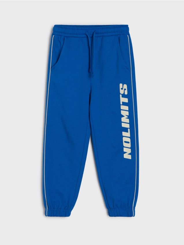 Sinsay - Pantaloni de trening tip jogger - albastru