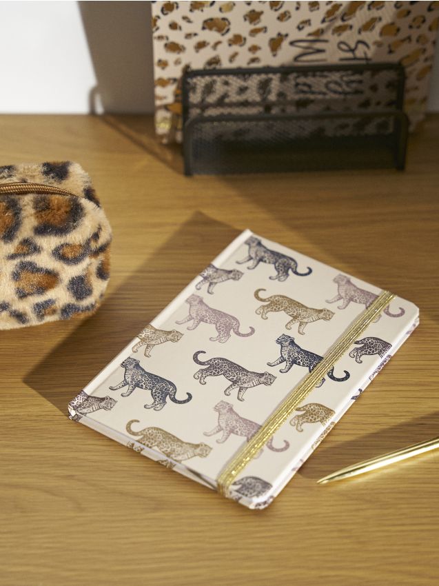 Sinsay - Caiet A5 cu elastic - bej