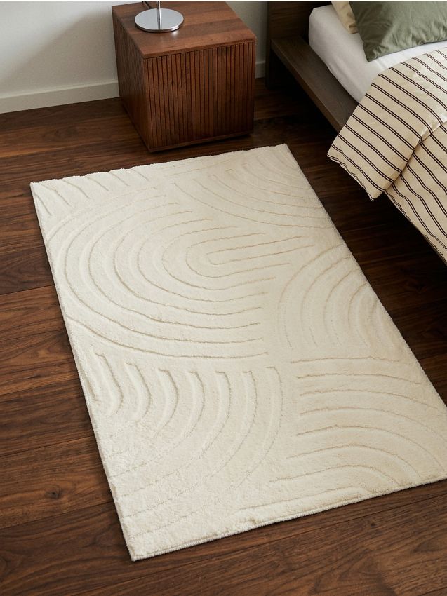 Sinsay - Covor cu model în relief - bej