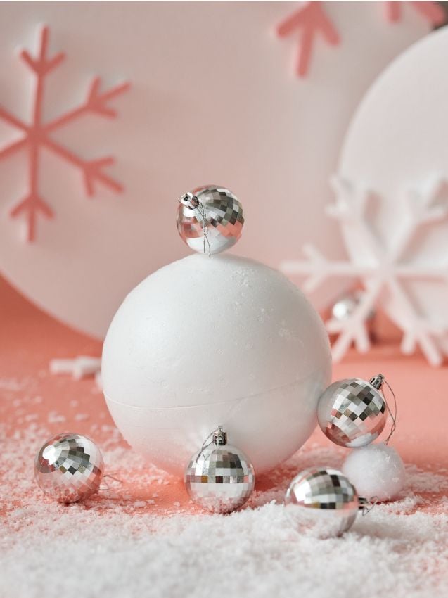 Sinsay - Vianočné gule so zrkadlovým povrchom, balenie 6 kusov - iné