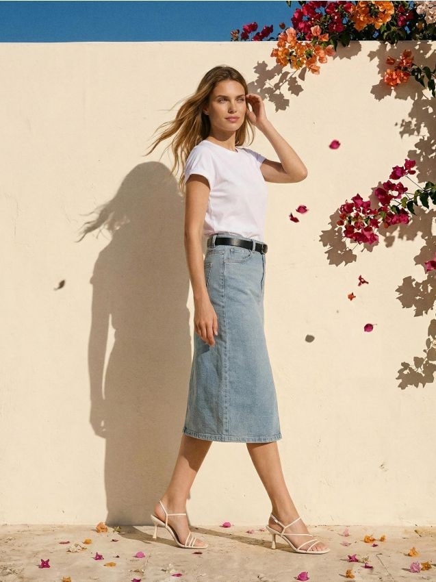 Sinsay - Tricou din bumbac basic - alb