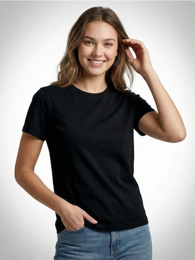 Βαμβακερό basic μπλουζάκι