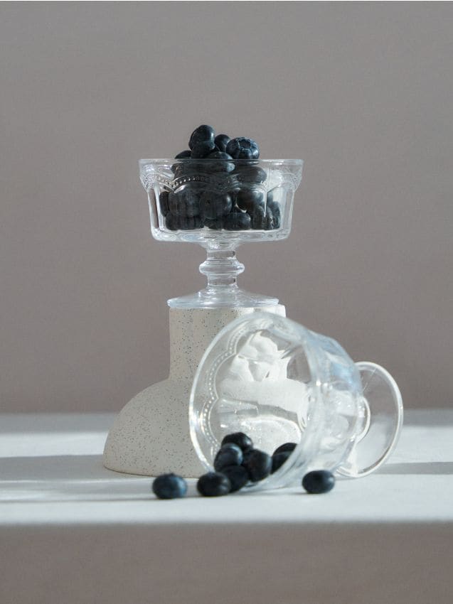 Sinsay - Cupe pentru înghețată cu model în relief 2 pack - alb