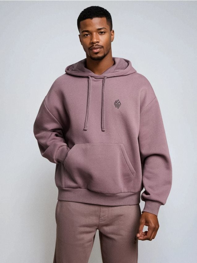 Sinsay - Základný hoodie - green spruce