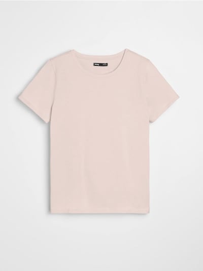 Basic-Baumwoll-T-Shirt