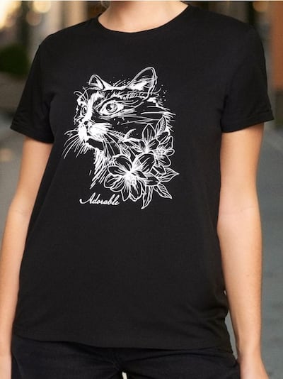 Puuvillane t-särk pildiga