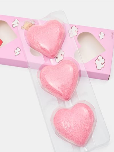 Бомби для ванни з малиновим ароматом 3 упаковки Hello Kitty